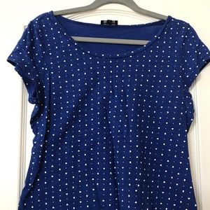 The Limited blue hearts t shirt Large